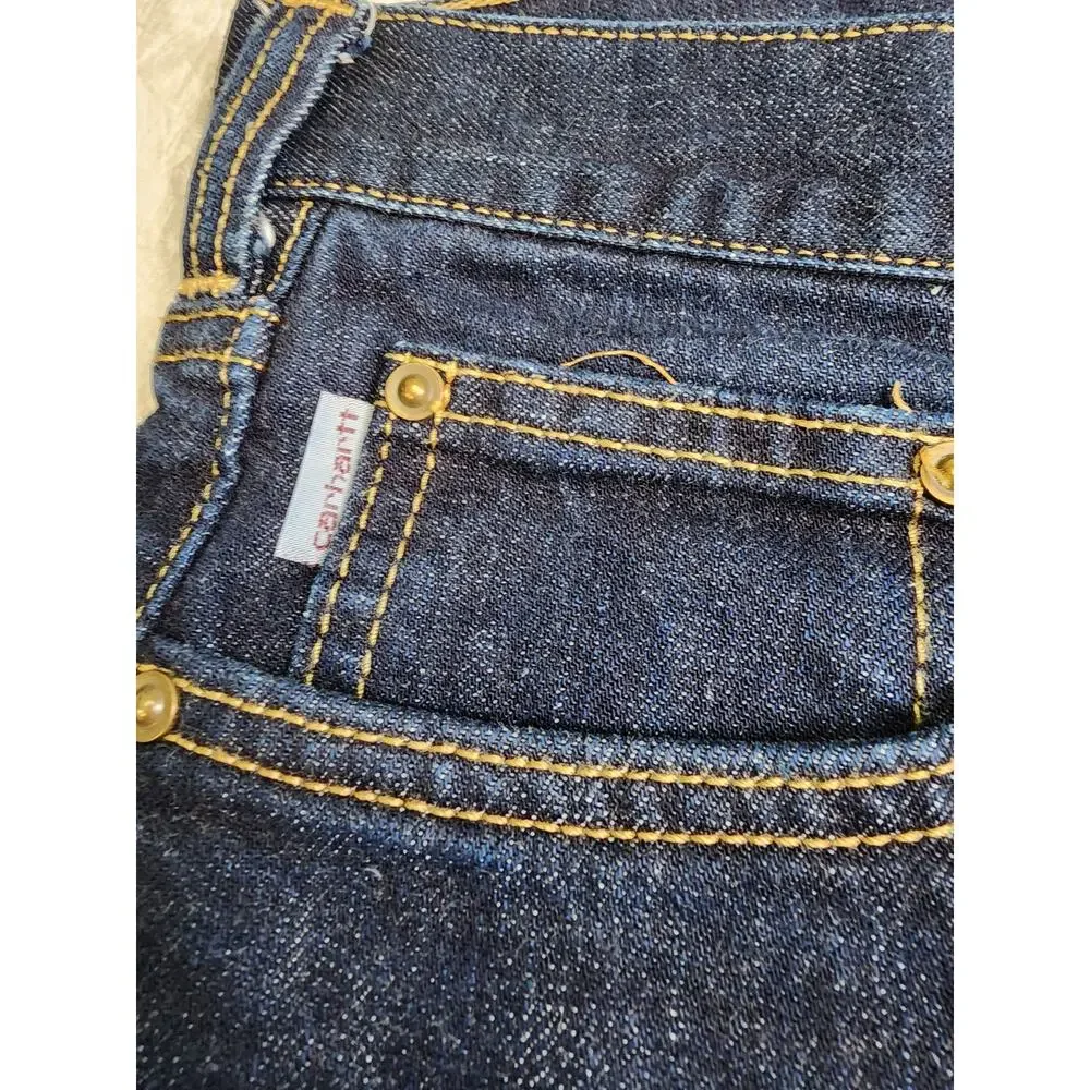 Carhartt Loose Straight Dark Wash Jeans Men's 44 W x 32 L